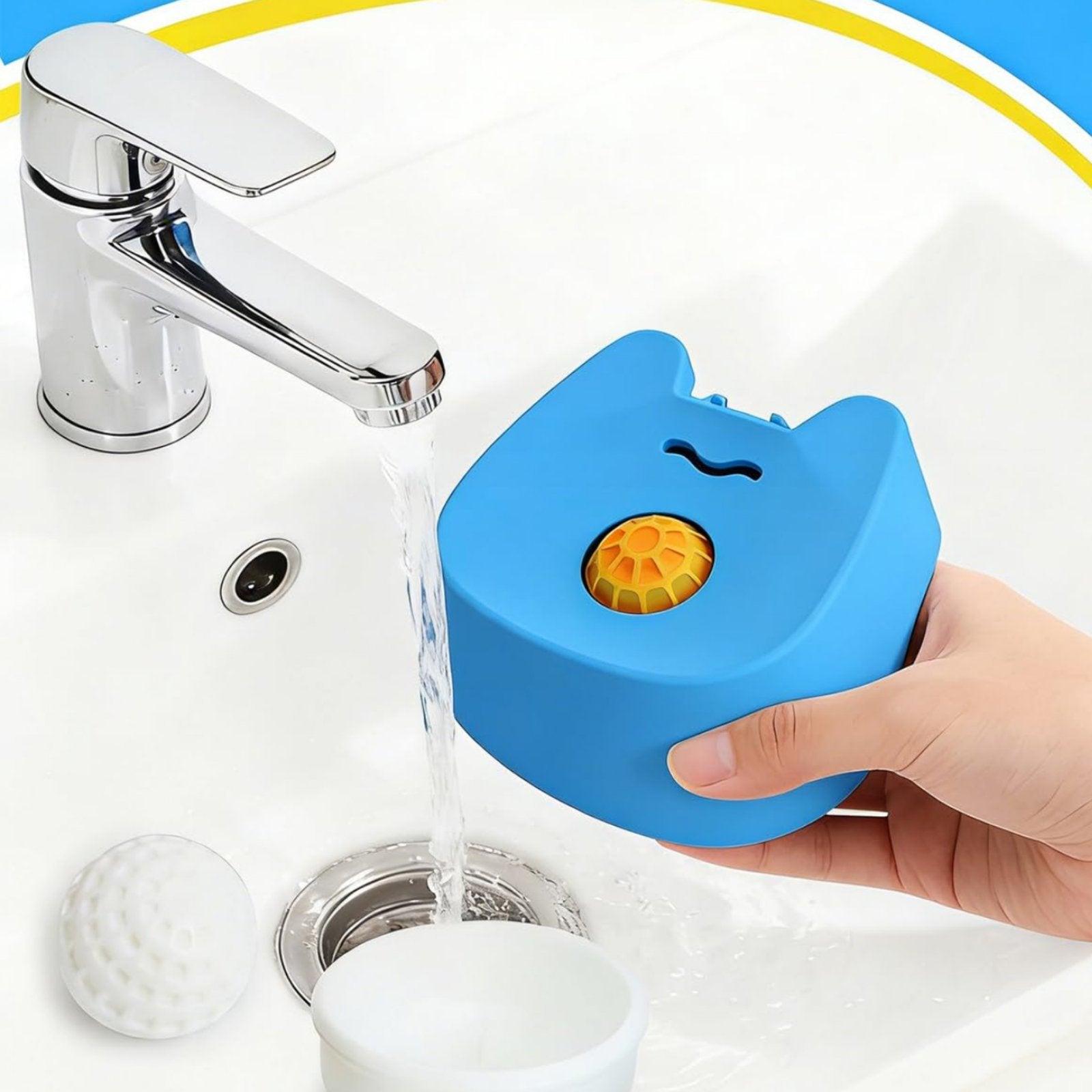 Slow Feeder Lick Bowl Non-Slip Base Liquid Treat Dispenser Multi-Purpose