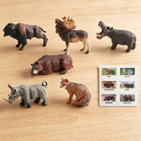 Wild Creature Playset Safe Realistic Creature Model PVC for Classroom, Playroom