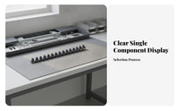 5 Pieces Conductive Keyboard Strip Rubber Touch Strip Black