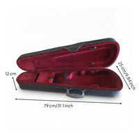 Triangular Violin Case Adjustable Violin Case with Backpack Straps Lightweight
