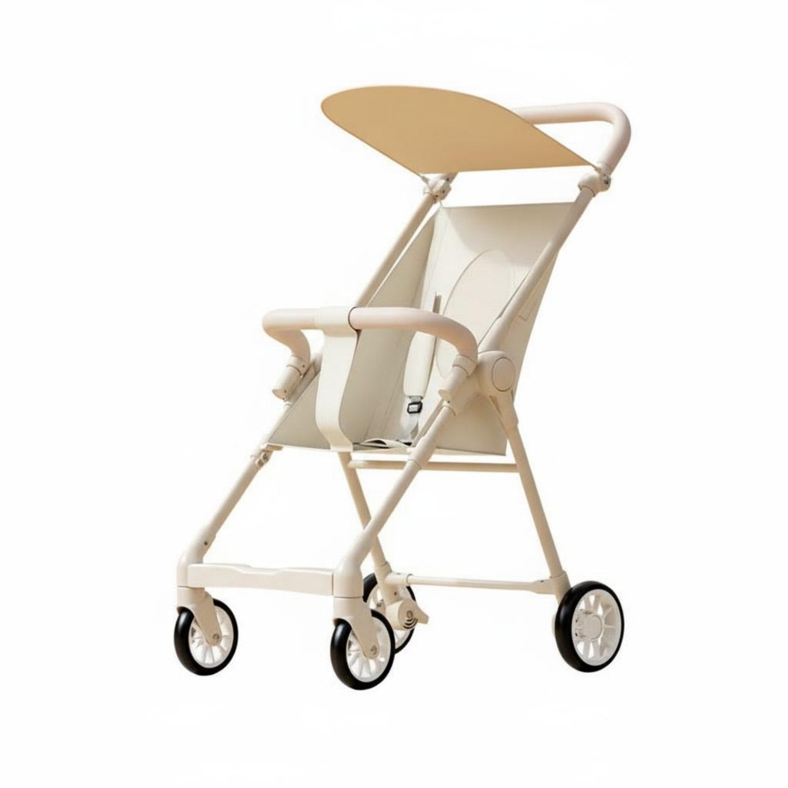 Lightweight Travel Pushchair Protection Canopy Lightweight Pushchair 360° Rotating Wheels Portable Infant Cart for Young Children, Outdoor
