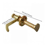 Grand Piano Cover Lock Gold-Colored Piano Cover Lock Assembly Mounting Plate