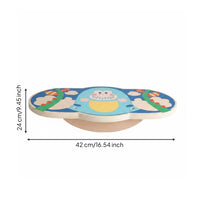 Balance Board Wide Base Kids Balance Board Low Profile Design Children's Sports Gear for Preschoolers, Young Children, Kindergarten, Indoor, Outdoor