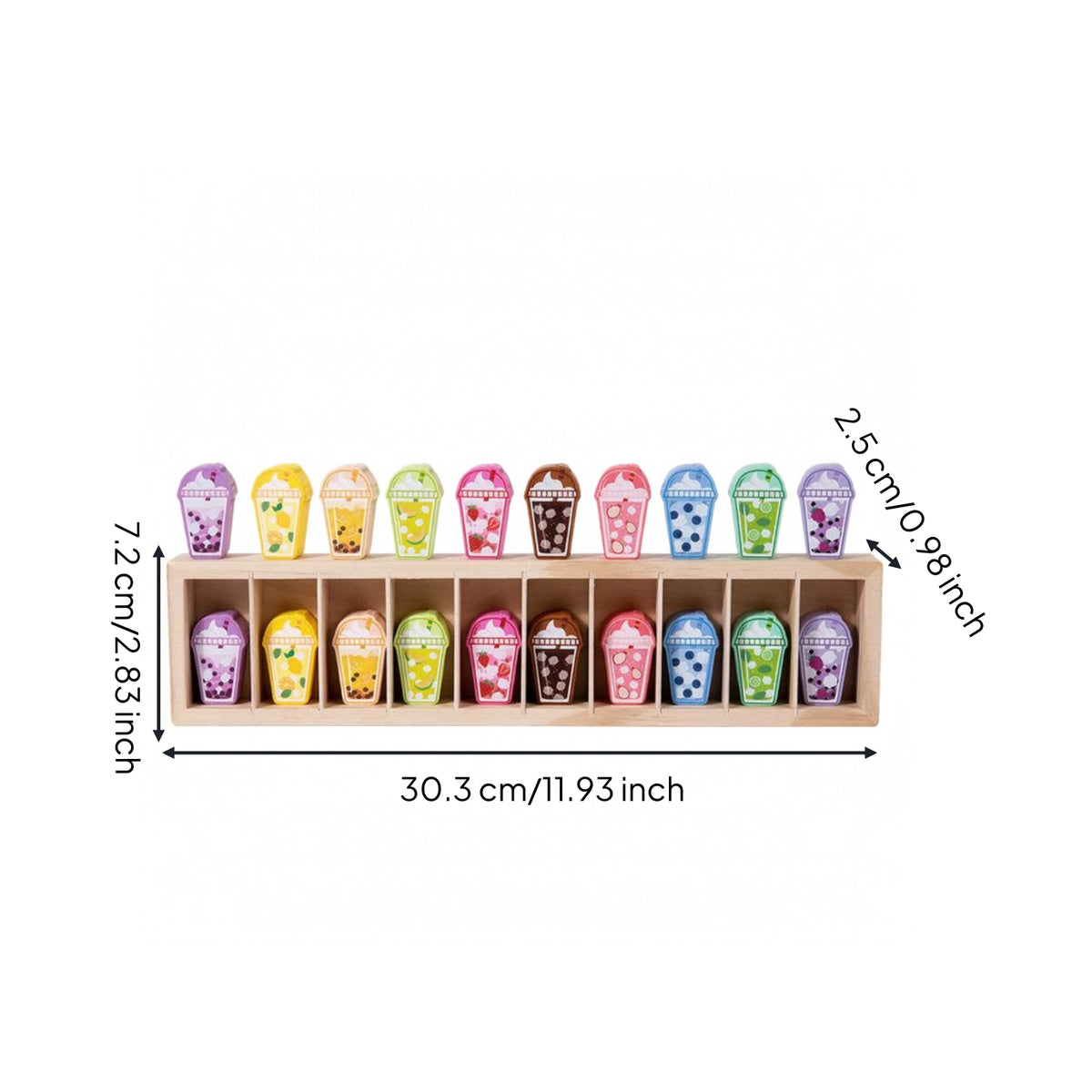 Wooden Memory Matching Game Concentration Training Educational Toy Long-Lasting
