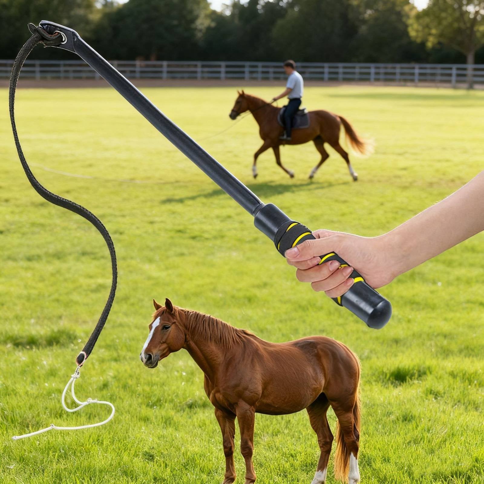 Horse Training Rod Versatile Creature Gear Flexible for Pasture