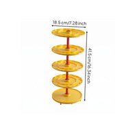 Rotating Paint Holder Easy Reach Rotating Paint Storage Area-Saving