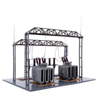 Railway Substation Kit HO Scale Substation Kit Molded for Modelers, Hobbyists
