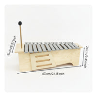 13 Tone Xylophone Tuned Keys Percussion Instrument Portable