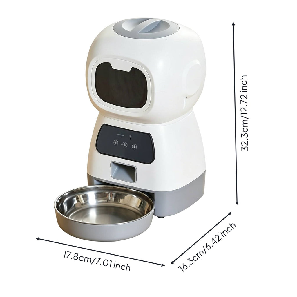 Wifi Pet Feeder Portion Control Smart Pet Feeder 3.5L Capacity