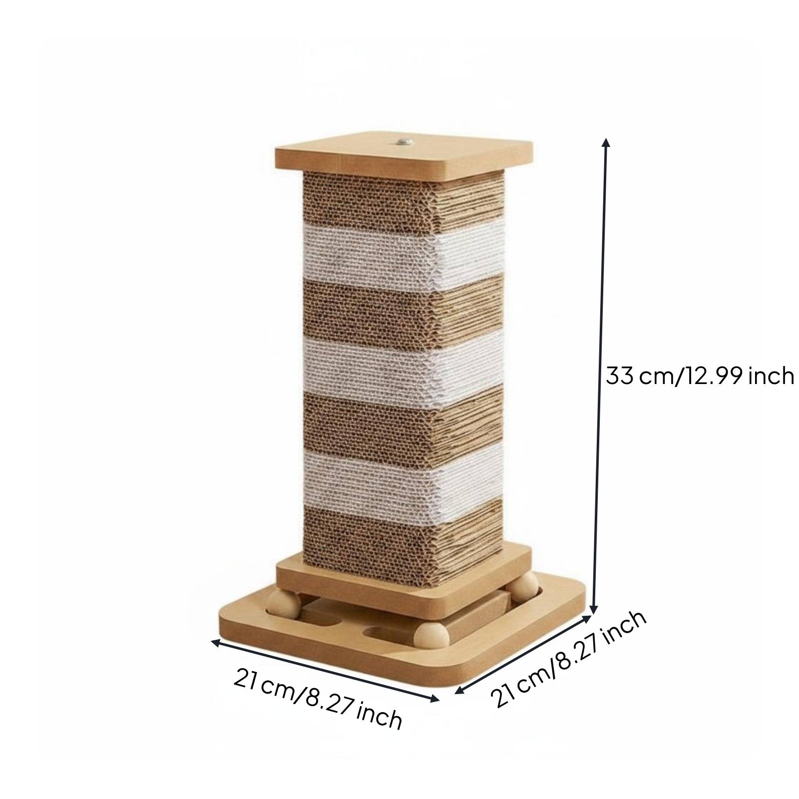 Cat Scratching Pad Multi-Use Vertical Cat Scratcher Stable Base Vertical Scratcher for Indoor