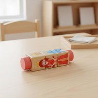 Wooden Creature Cube Brain Teaser Educational Rotating Cube Brain Teaser Safe