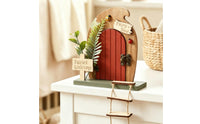 Wooden Fairy Doors Handmade Look Miniature Decoration Set Gift Idea for Children