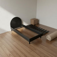 Dollhouse Bed DIY Assembly Miniature Bed Frame for Craft Projects, Hobbyists