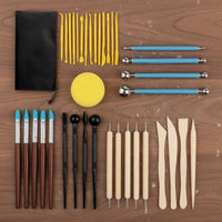 38 Pieces 38 Piece Clay Modeling Kit Includes Storage Case for Artists, Students