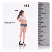 1/64 Scale Figurine Small Painted Miniature Figure 3D Character sculptures:64 Miniature Figures for Diorama