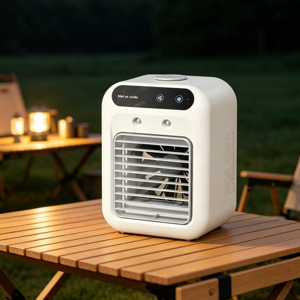 Mini Pet Air Cooler Humidifying Pet Spray Fan Compact for Summer, Pets, Cats