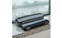 16-Hole Flute Case Set Shoulder Strap Flute Hard Case with Gig Bag Padded Lining Musical Instrument Accessory for Travel