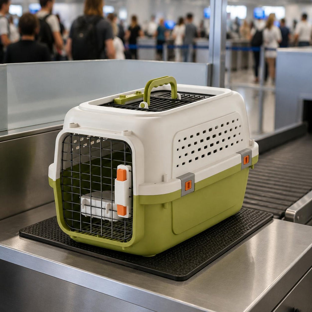 Hard-Shell Pet Carrier Portable Hard Sided Pet Carrier Sturdy