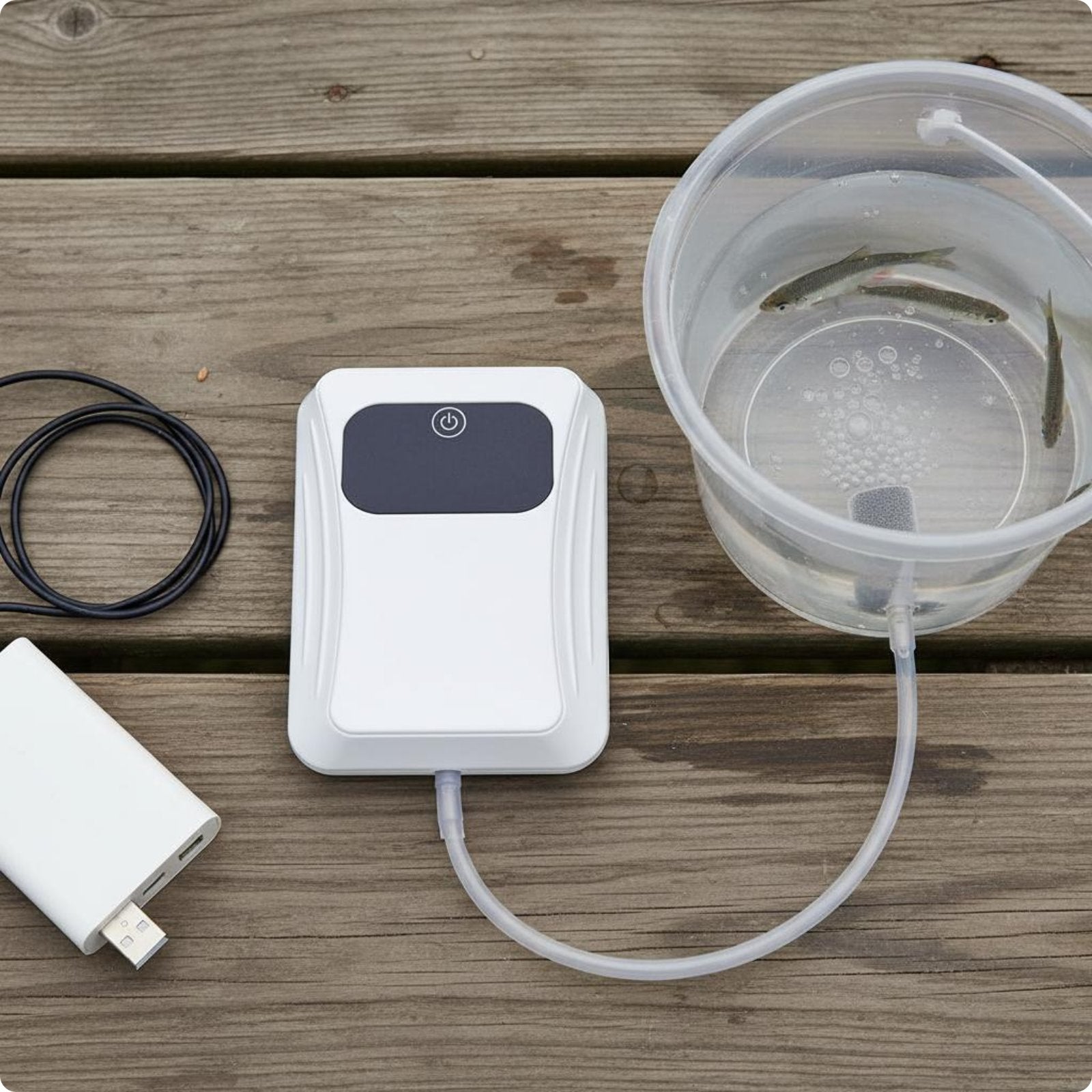 Rechargeable Aquarium Air Pump Adjustable Aquatic Supply Continuous Use