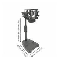 Triangular Mic Stand Stable Design Desktop Mic Stand for Broadcasting