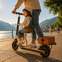 Foldable Front Child Seat Safety Guardrail Electric Bike Child Seat Vehicle Accessory Easy to Install Stable Frame for Babies
