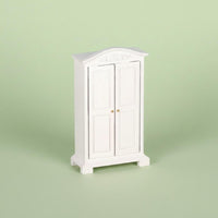 Dollhouse Wardrobe Handmade Craft Dollhouse Closet Opening Doors for Collectors
