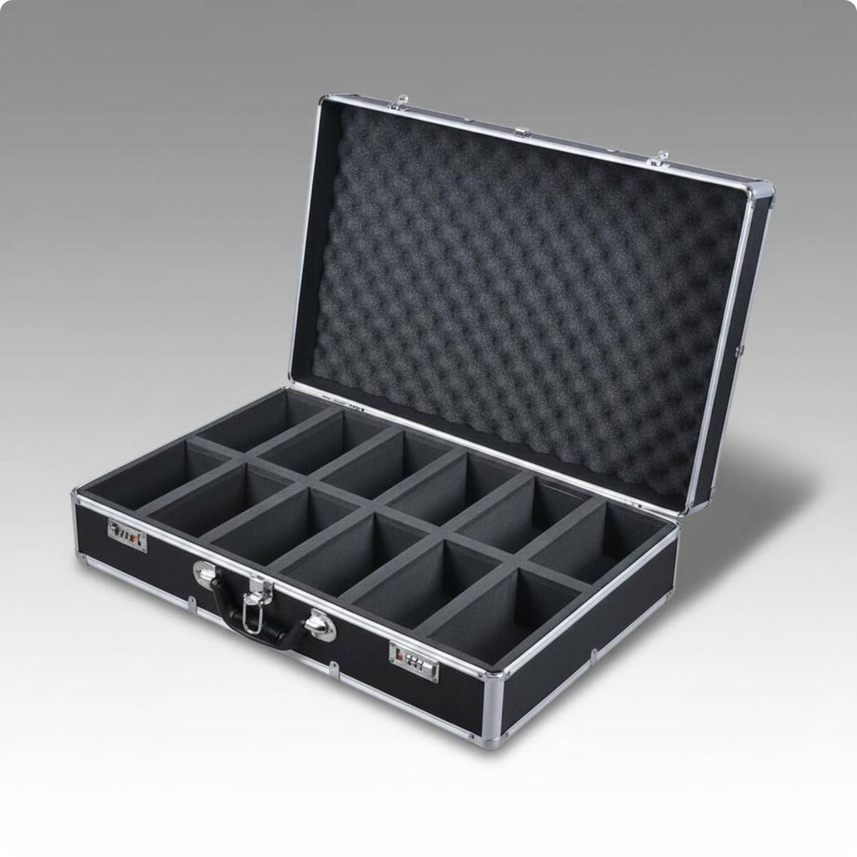 Graded Card Storage Box Shock Resistant Graded Card Storage Case Lockable