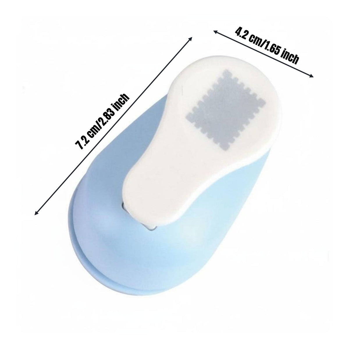 Postage Stamp Punch Portable Scrapbooking Hole Punch Easy to Use for Card Making