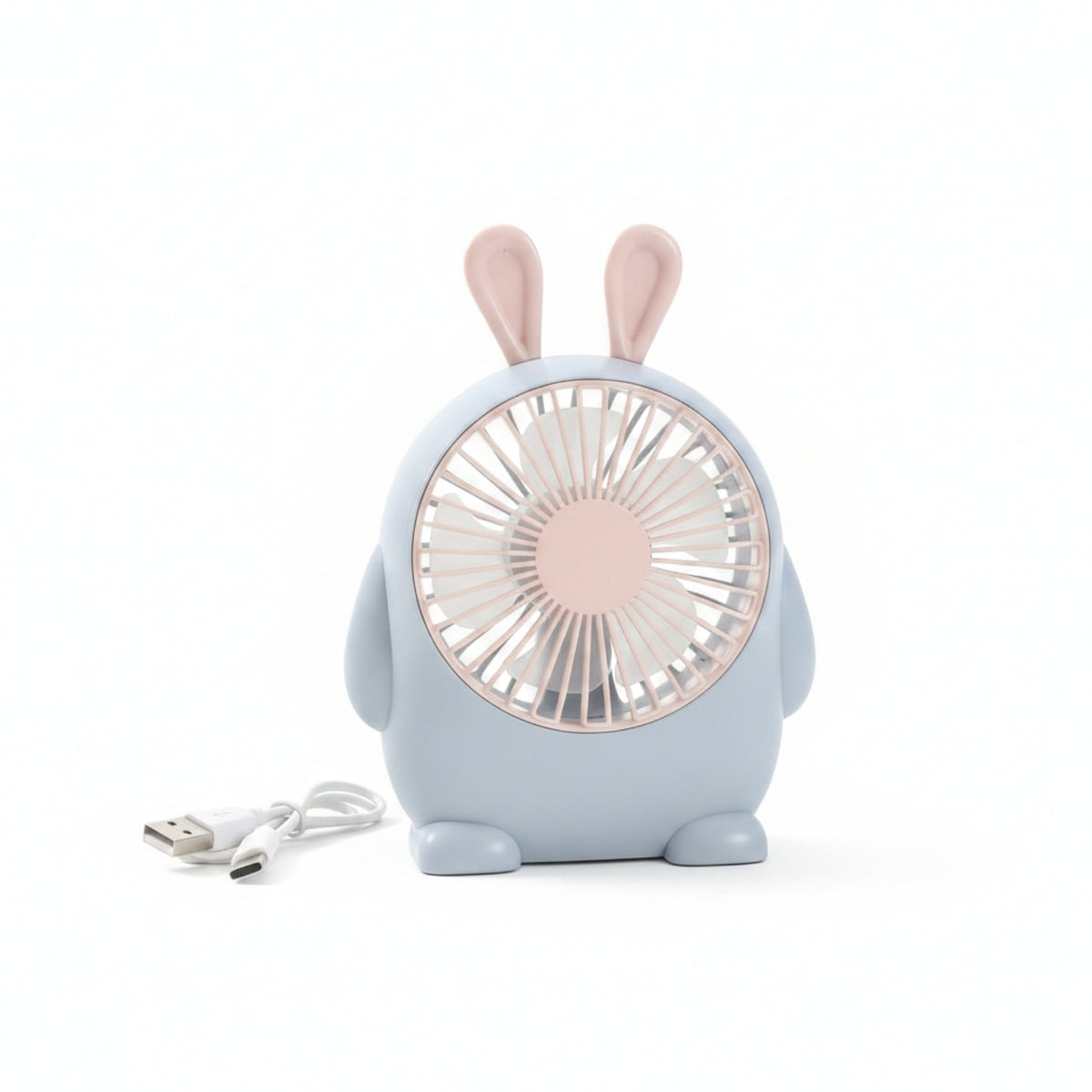Small Tabletop Fan Circular Grille Home Gadget for Desktop