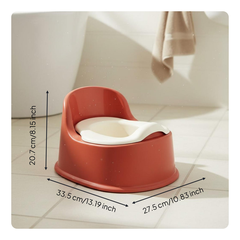 Toddler Potty Chair Easy to Clean Baby Training Toilet Non-Slip Base for Bedroom