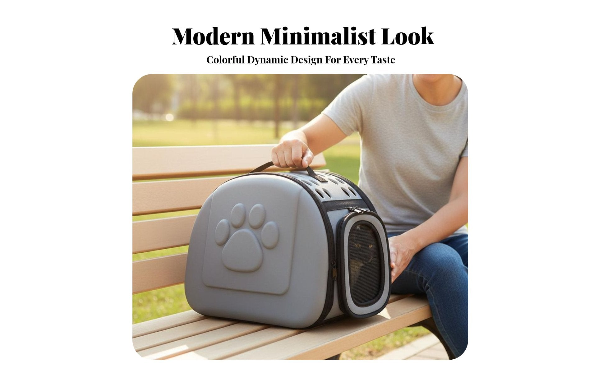Soft-Sided feline Tote Opaque Design Mesh Pet Tote Inner Safety Leash carrier Rides