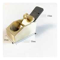 Brass Thumb Plane Hardened Steel Blade Luthier Tool Long-Lasting