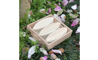 Petals Block Set Low Structure Wooden Petals Blocks Opening Ended Play Stacking Flower Pieces for Kindergarten Children, Preschoolers, Home, Classroom