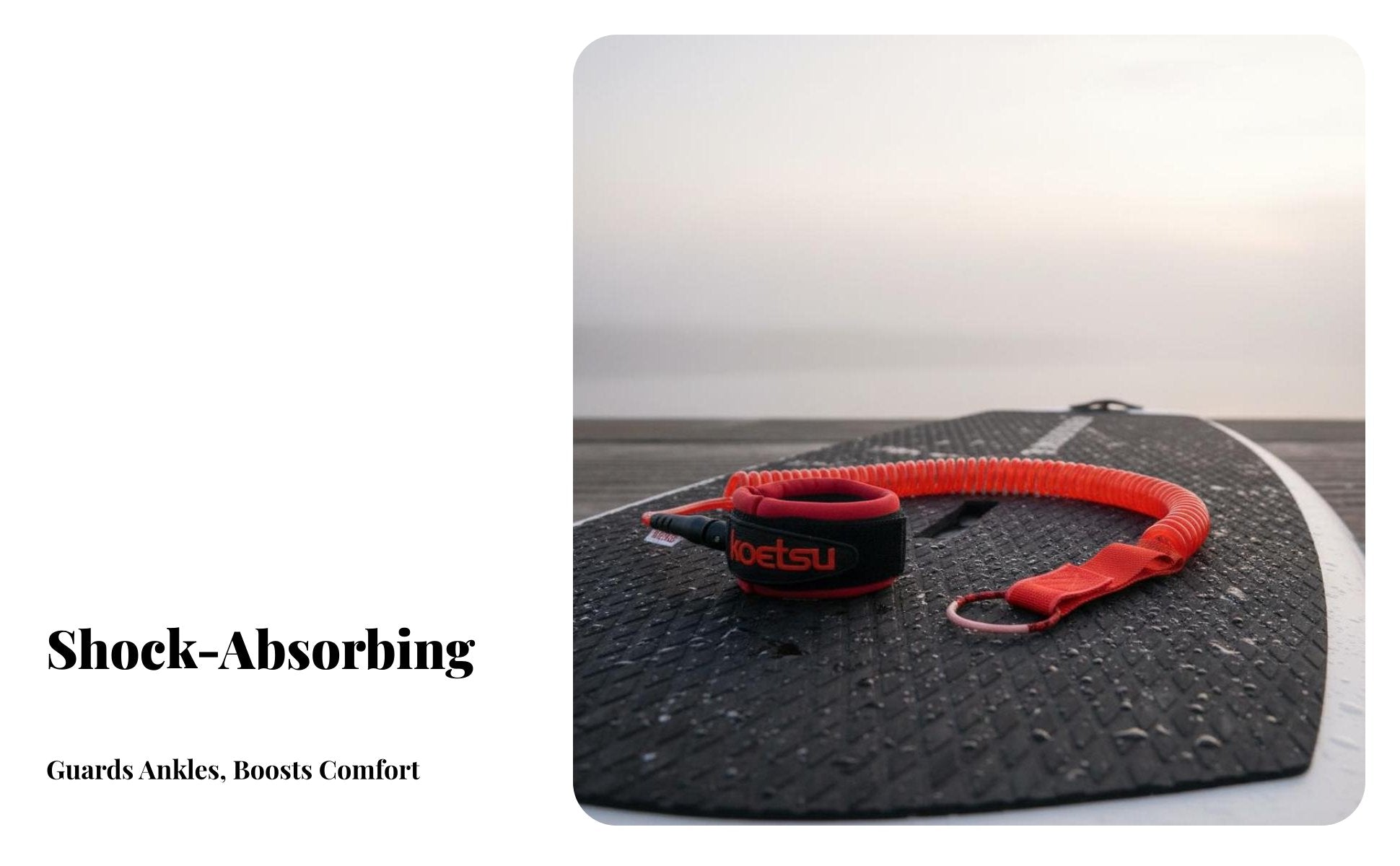 Stand-up Paddleboard Ankle Leash Anti-Twist-Untangled Rotating Joint S Upright Paddle Board Leg Rope Coiled Stand-Up