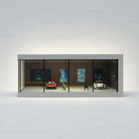 1/64 Scale Display Box Easy to Assemble Acrylic Car Case Scratch Protection