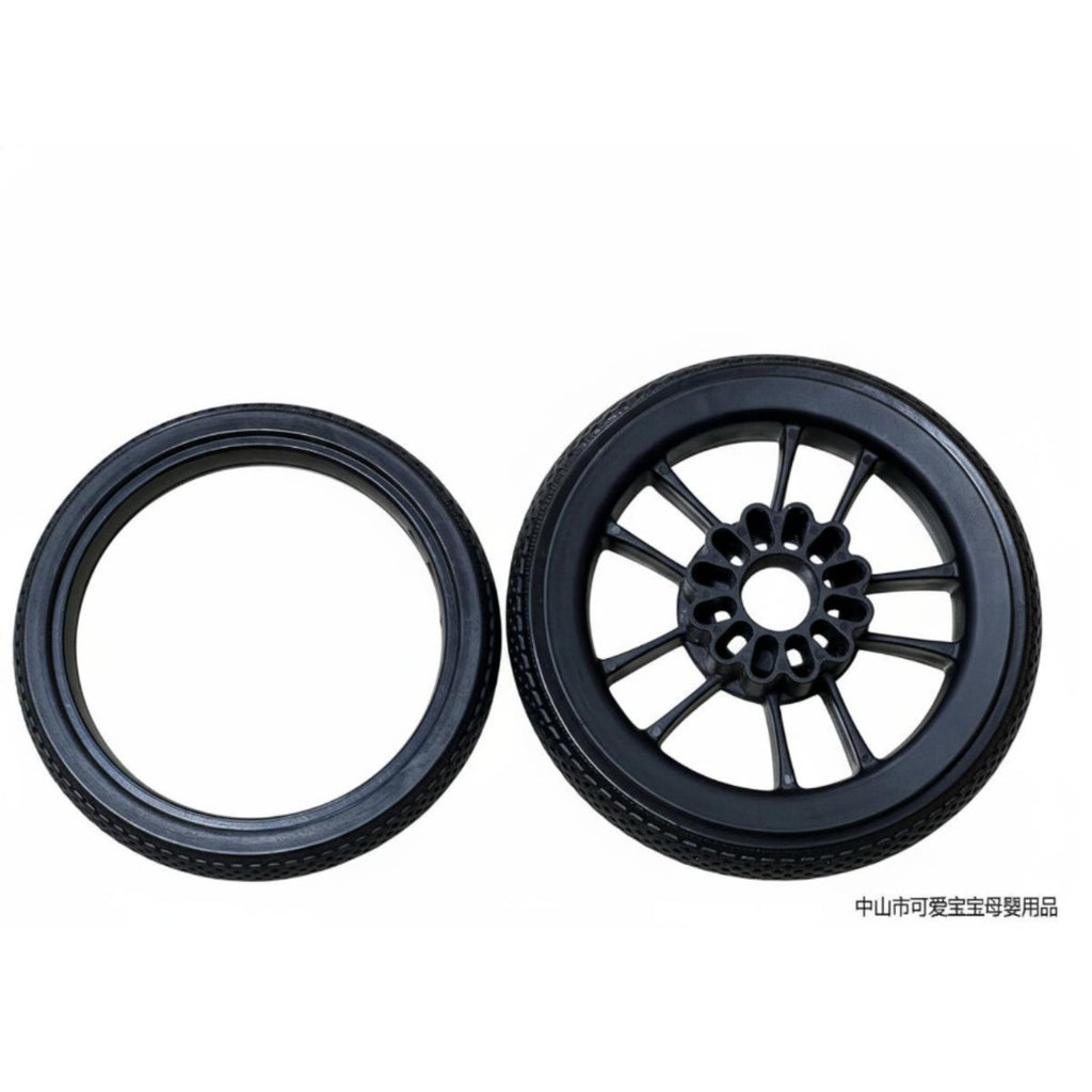 Pram Wheel Rubber Tire Universal Fit Baby Carriage Wheel Tire