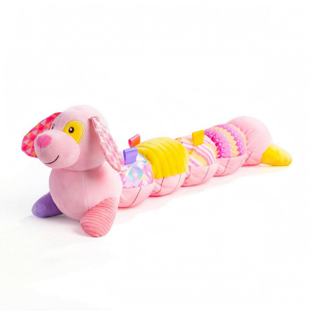 Soothing Stuffed Toy Segmented Body Stuffed Baby Toy Floppy Ears for Babies
