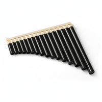 Pan Flute Polished Mouthpiece 18 Pipe Flute Hand Tuned for Music Class