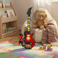Toy Guitar Vocal Amplifier Set Lights and Music for Girls
