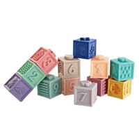 Soft Bath Blocks Chewable Building Blocks Hand-Eye Coordination Toy for Infants