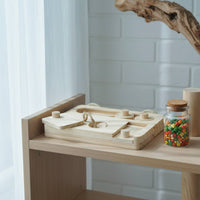 Wooden Parrot Foraging Toy Long-Lasting and Safe Wooden Bird Foraging Toy