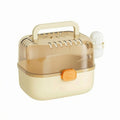 Hard-Sided Hamster Carrier Ventilated Small Animal Carry Case for Travel
