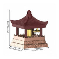 Sounding Pavilion Ornament Press Activated Mini Pavilion Bell Toy