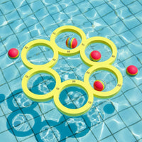 Floating Hoop Toss Game High Buoyancy Pool Toss Game Set for Beach, Family, Kids