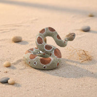 Rattlesnake Figurine Realistic Rattlesnake Figure Educational for Zoo, Children