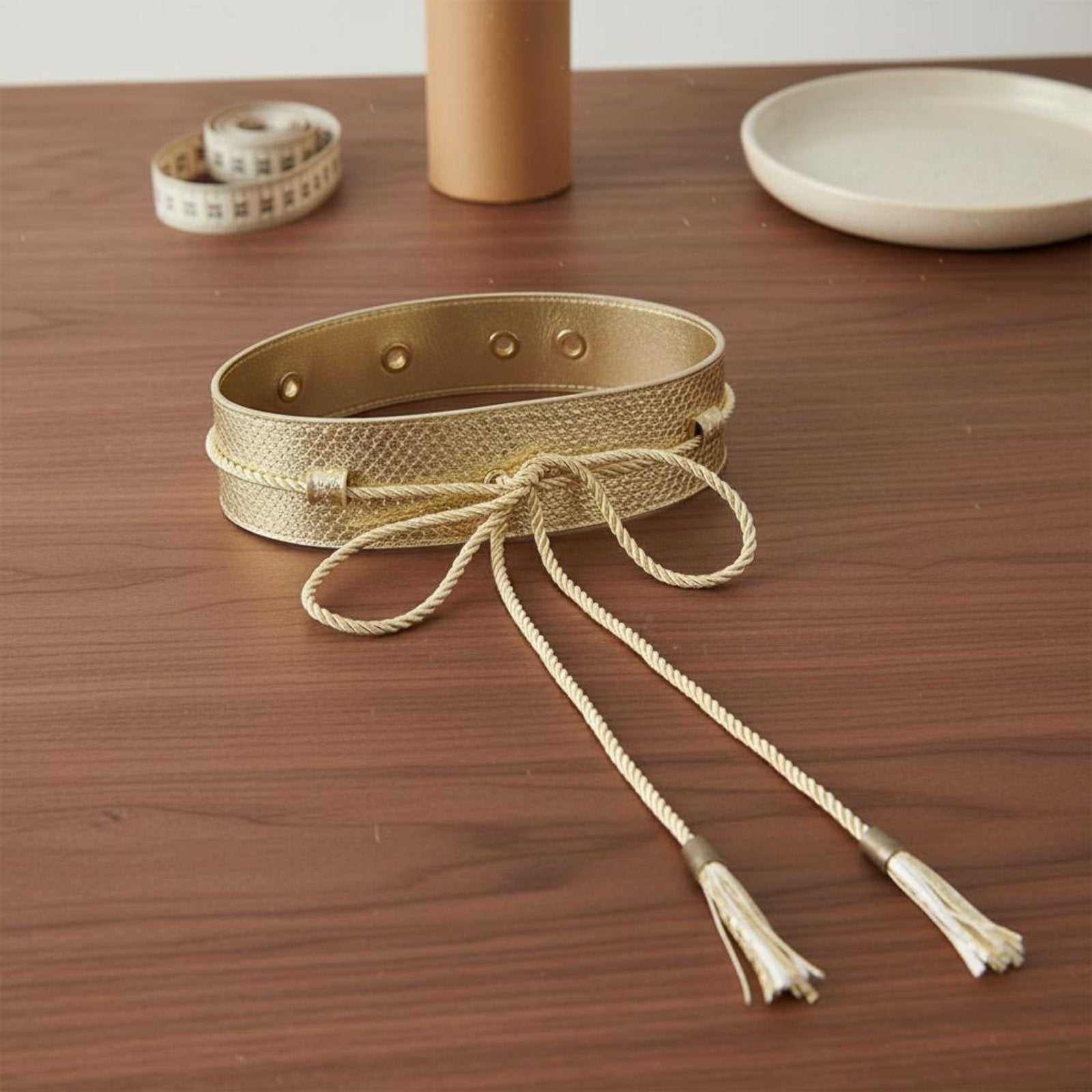 Reptile Pattern Waist Belt Adjustable Cinch Belt Vintage Fashion Accessory for Women, Outfit Decoration