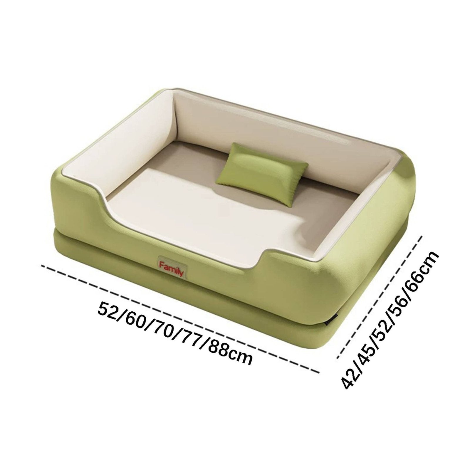 Supportive Dog Bed Waterproof Washable Dog Mattress Tear Resistant for Dogs