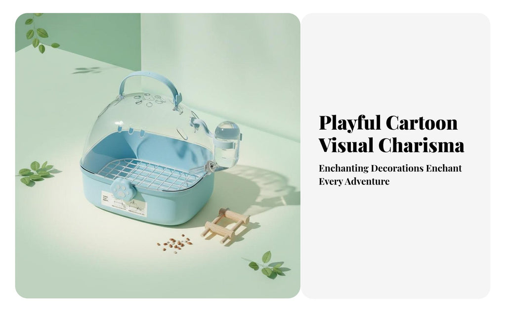 Transparent Parrot Transport carrier Portable Transparent avian Transporter