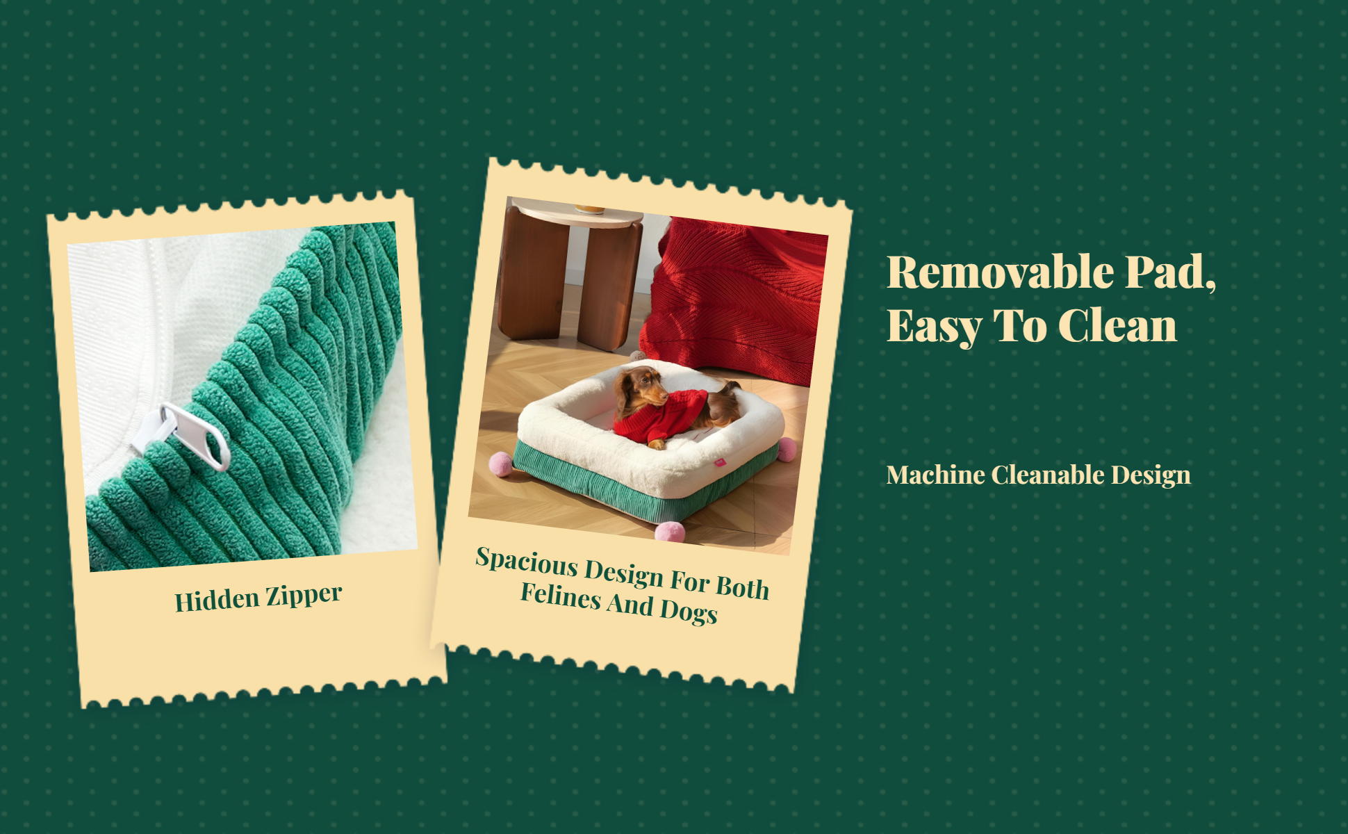 Orthopedic Plush Pet Bed, Non-Slip, Washable, Warm Den