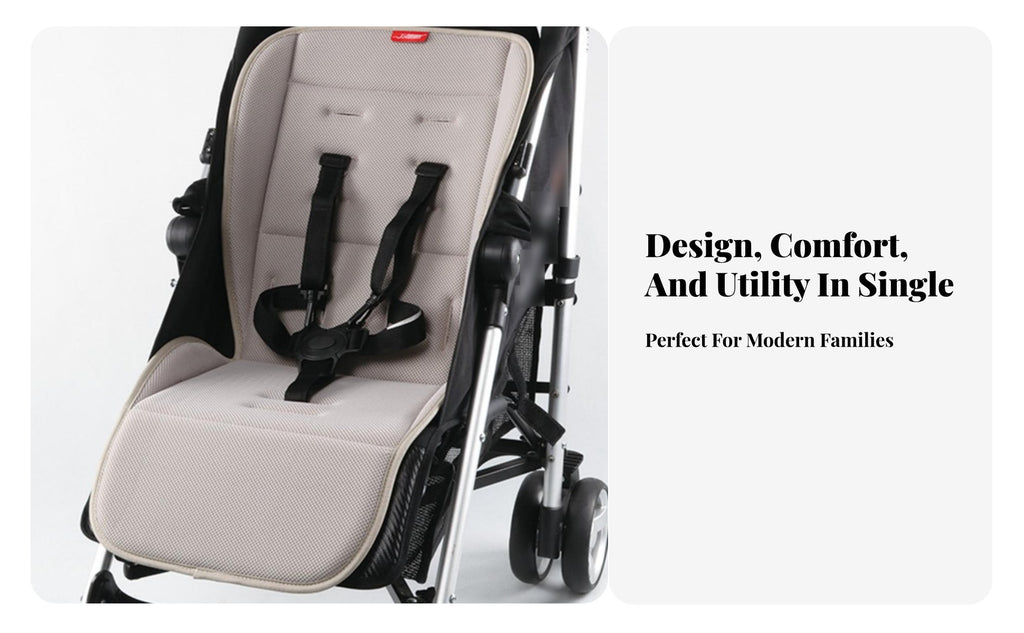 All-Season Use Baby Stroller Cushion Soft and Comfortable Baby Stroller Seat Liner Easy to Wash for Infants, Toddlers, High Chair